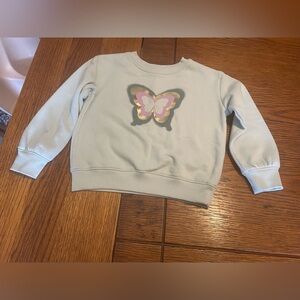 jumping beans White Sweatshirt with Orange Logo